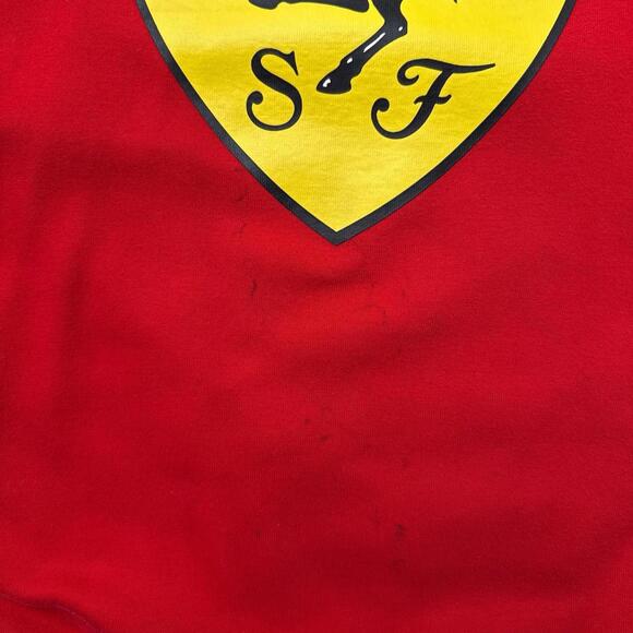 Y2K Ferrari Puma Scuderia Red Hoodie Jacket - Picture 8 of 8
